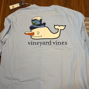 Vineyard Vines Light Blue Long Sleeve Tee